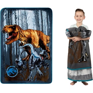 image:imageFranco Kids Bedding Super Soft Plush Micro Raschel Blanket 62 in x 90 in Baby SharkJurassic World Dominion