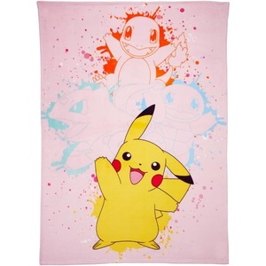 image:imageFranco Kids Bedding Super Soft Plush Micro Raschel Blanket 62 in x 90 in Baby SharkPokemon Girl