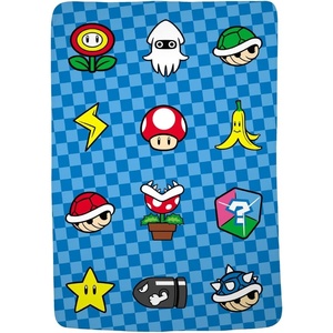 image:imageFranco Kids Bedding Super Soft Plush Micro Raschel Blanket 62 in x 90 in Baby SharkSuper Mario Checkered