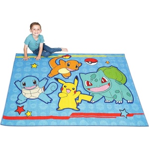 image:imageFranco Kids Room Non Slip Area Rug 69 in x 52 in BatmanPokemon