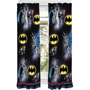 image:imageFranco Kids Room Window Curtain Panels Drapes Set 82 in x 63 in Baby SharkBatman