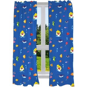 image:imageFranco Kids Room Window Curtains Drapes Set 82 in x 63 in Baby SharkBaby Shark