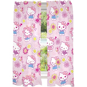 image:imageFranco Kids Room Window Curtains Drapes Set 82 in x 63 in Baby SharkHello Kitty