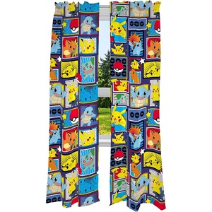 image:imageFranco Kids Room Window Curtains Drapes Set 82 in x 63 in Baby SharkPokemon