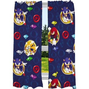 image:imageFranco Kids Room Window Curtains Drapes Set 82 in x 63 in Baby SharkSonic the Hedgehog