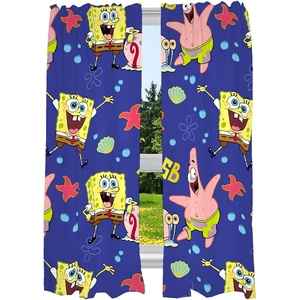 image:imageFranco Kids Room Window Curtains Drapes Set 82 in x 63 in Baby SharkSpongebob Squarepants