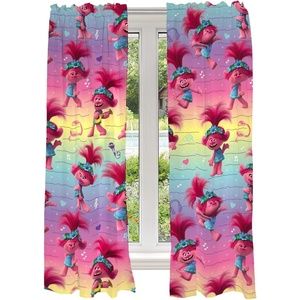 image:imageFranco Kids Room Window Curtains Drapes Set 82 in x 63 in Baby SharkTrolls World Tour