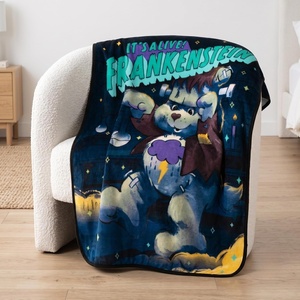 image:imageM3GAN Doll Halloween Horror Throw Blanket Super Soft Cozy Plush Bedding 46 in x 60 in Officially Licensed Product by FrancoCare Bears X Monsters