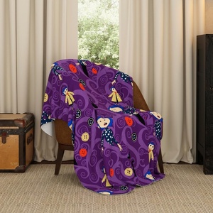 image:imageM3GAN Doll Halloween Horror Throw Blanket Super Soft Cozy Plush Bedding 46 in x 60 in Officially Licensed Product by FrancoCoraline  Ojos De Botn B