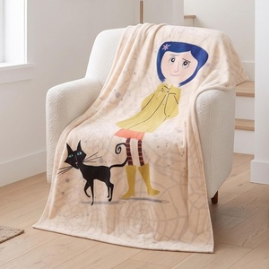 image:imageM3GAN Doll Halloween Horror Throw Blanket Super Soft Cozy Plush Bedding 46 in x 60 in Officially Licensed Product by FrancoCoraline
