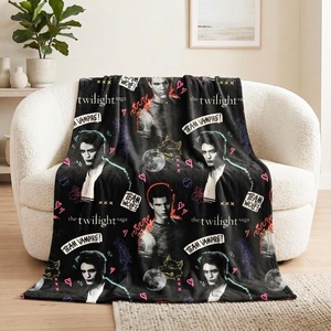 image:imageM3GAN Doll Halloween Horror Throw Blanket Super Soft Cozy Plush Bedding 46 in x 60 in Officially Licensed Product by FrancoTwilight  Team Edward Or Team Jacob