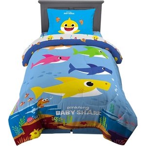 image:imagePaw Patrol Girls Kids Bedding Super Soft Comforter and Sheet Set 4 Piece Twin Size Official Nickelodeon Product By FrancoBaby Shark
