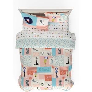 image:imageSanrio Hello Kitty Halloween Pumpkin Twin Bed Set  Super Soft amp Cozy 4 Piece Reversible Comforter and Sheet Set Officially Licensed Product by FrancoCoraline