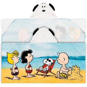 image:imageSanrio Hello Kitty Skeleton Halloween Kids Super Soft BathPoolBeach Soft Cotton Terry Hooded Towel Wrap 24 in x 50 in Officially Licensed Product by FrancoPeanuts