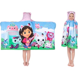 image:imageSanrio Hello Kitty Skeleton Halloween Kids Super Soft BathPoolBeach Soft Cotton Terry Hooded Towel Wrap 24 in x 50 in Officially Licensed Product by FrancoAssorted