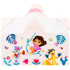 image:imageSanrio Hello Kitty Skeleton Halloween Kids Super Soft BathPoolBeach Soft Cotton Terry Hooded Towel Wrap 24 in x 50 in Officially Licensed Product by FrancoDora the Explorer
