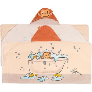 image:imageSanrio Hello Kitty Skeleton Halloween Kids Super Soft BathPoolBeach Soft Cotton Terry Hooded Towel Wrap 24 in x 50 in Officially Licensed Product by FrancoCurious George