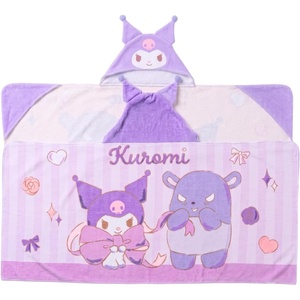image:imageSanrio Hello Kitty Skeleton Halloween Kids Super Soft BathPoolBeach Soft Cotton Terry Hooded Towel Wrap 24 in x 50 in Officially Licensed Product by FrancoKuromi