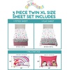 image:imageCollectibles Squishmallows Bedding Super Soft Microfiber Sheet Set Twin XL College Dorm Essentials Officially Licensed Product By FrancoSquishmallows