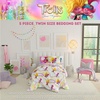 image:imageDreamWorks Trolls 3 Band Together Kids 5 Piece Bedding Super Soft Reversible Comforter and Sheet Set with Sham Twin Officially Licensed Product By Franco