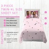 image:imageFranco Barbie Barbiecore Bedding Super Soft Microfiber Twin XL Sheet Set Official Licensed Barbie Product