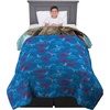 image:imageFranco Kids Bedding Super Soft Microfiber Reversible Comforter TwinFull Jurassic World Dominion