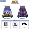 image:imageFranco Kids Bedding Super Soft Microfiber Reversible Comforter TwinFull Sonic The Hedgehog AnimeSonic the Hedgehog