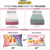 image:imageFranco Kids Bedding Super Soft Sheet Set 4 Piece Full Size TrollsPrint May VaryFluffy Unicorn