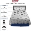image:imageFranco Kids Bedding Super Soft Sheet Set 4 Piece Full Size TrollsPrint May VaryJustice League