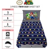 image:imageFranco Kids Bedding Super Soft Sheet Set 4 Piece Full Size TrollsPrint May VaryNintendo Mario