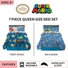 image:imageFranco Super Mario Bros Kids Bedding Super Soft Comforter and Sheet Set with Sham 7 Piece Queen Size Official Licensed Product