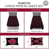 image:imageNaruto Akatsuki Anime Bedding Super Soft Microfiber Twin XL Sheet Set Official Licensed Naruto Product by Franco