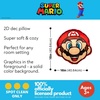 image:imageNintendo Super Mario Gaming Bedding Super Soft Plush Decorative Pillow One Size Officially Licensed Product By FrancoSuper Mario