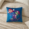 image:imageNintendo Super Mario Gaming Bedding Super Soft Plush Decorative Pillow One Size Officially Licensed Product By FrancoThe Super Mario Galaxy Movie  Mario  Luigi  Princess Peach