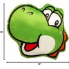 image:imageNintendo Super Mario Yoshi Gaming Bedding Super Soft Plush Decorative Pillow One Size Officially Licensed Product By FrancoOne Size