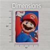 image:imageSuper Mario Bros Movie Micro Raschel Throw Blanket 46 in x 60 inThe Super Mario Bros Movie