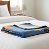 image:imageSuper Mario Gaming Throw Blanket 70 in x 50 in  Kids Soft Cozy Plush for Couch Bed amp Travel Featuring Lakitu Spiny Boo amp Koopa Officially Licensed Product by FrancoHot Wheels X Monster Trucks