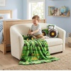 image:imageSuper Mario Gaming Throw Blanket 70 in x 50 in  Kids Soft Cozy Plush for Couch Bed amp Travel Featuring Lakitu Spiny Boo amp Koopa Officially Licensed Product by FrancoJohn Deere  Hay Now