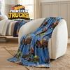 image:imageSuper Mario Gaming Throw Blanket 70 in x 50 in  Kids Soft Cozy Plush for Couch Bed amp Travel Featuring Lakitu Spiny Boo amp Koopa Officially Licensed Product by FrancoHot Wheels X Monster Trucks
