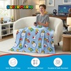 image:imageSuper Mario Gaming Throw Blanket 70 in x 50 in  Kids Soft Cozy Plush for Couch Bed amp Travel Featuring Lakitu Spiny Boo amp Koopa Officially Licensed Product by FrancoSuper Mario Enemies