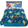 image:imageFranco Super Mario Bros Kids Bedding Super Soft Comforter and Sheet Set with Sham 7 Piece Queen Size Official Licensed Product