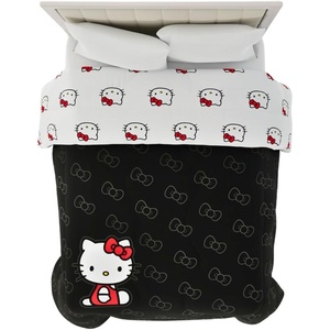 image:imageFranco Kids Bedding Super Soft Microfiber Reversible Comforter TwinFull Sonic The Hedgehog AnimeHello Kitty