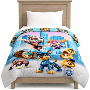 image:imageFranco Kids Bedding Super Soft Microfiber Reversible Comforter TwinFull Sonic The Hedgehog AnimePaw Patrol the Mighty Movie  Glowing Good