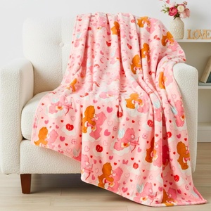 image:imageFranco Kids Bedding Super Soft Plush Throw Blanket 46 in x 60 in MarioCare Bears  Cupid Strikes