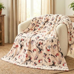 image:imageFranco Kids Bedding Super Soft Plush Throw Blanket 46 in x 60 in MarioCat in the Hat