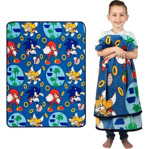 image:imageFranco Kids Bedding Super Soft Plush Throw Blanket 46 in x 60 in MarioSonic the Hedgehog