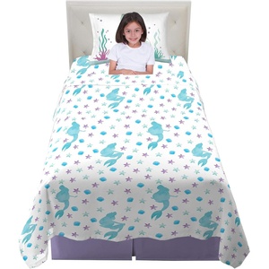 image:imageFranco Kids Bedding Super Soft Sheet Set 4 Piece Full Size TrollsPrint May VaryDisney Little Mermaid