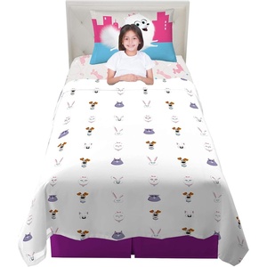 image:imageFranco Kids Bedding Super Soft Sheet Set 4 Piece Full Size TrollsPrint May VarySecret Life of Pets 2
