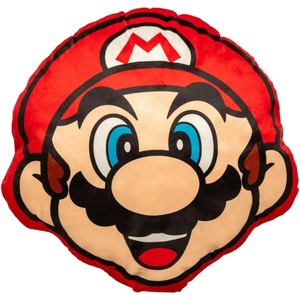 image:imageNintendo Super Mario Gaming Bedding Super Soft Plush Decorative Pillow One Size Officially Licensed Product By FrancoSuper Mario