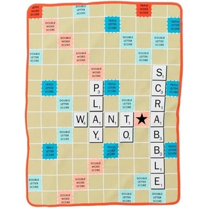 image:imageSuper Mario Bedding Super Soft Micro Raschel Throw 46 in x 60 in Official Licensed Product by Franco CollectiblesScrabble